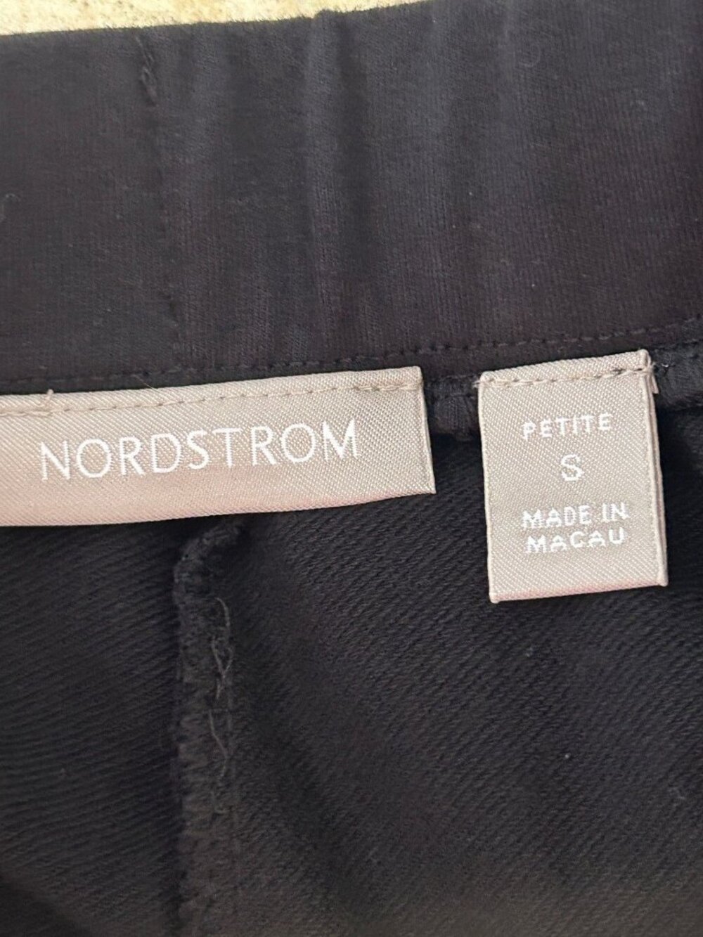 Nordstrom Vintage Black Stirrup Pants Pleated Size Small Petite - Picture 3 of 7